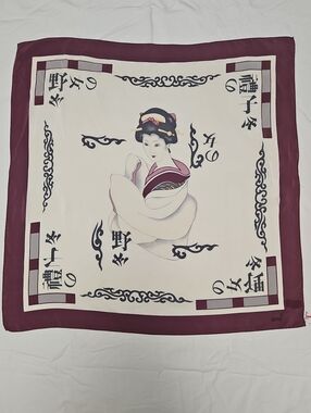 Vintage Mondi Geisha Silk Scarf